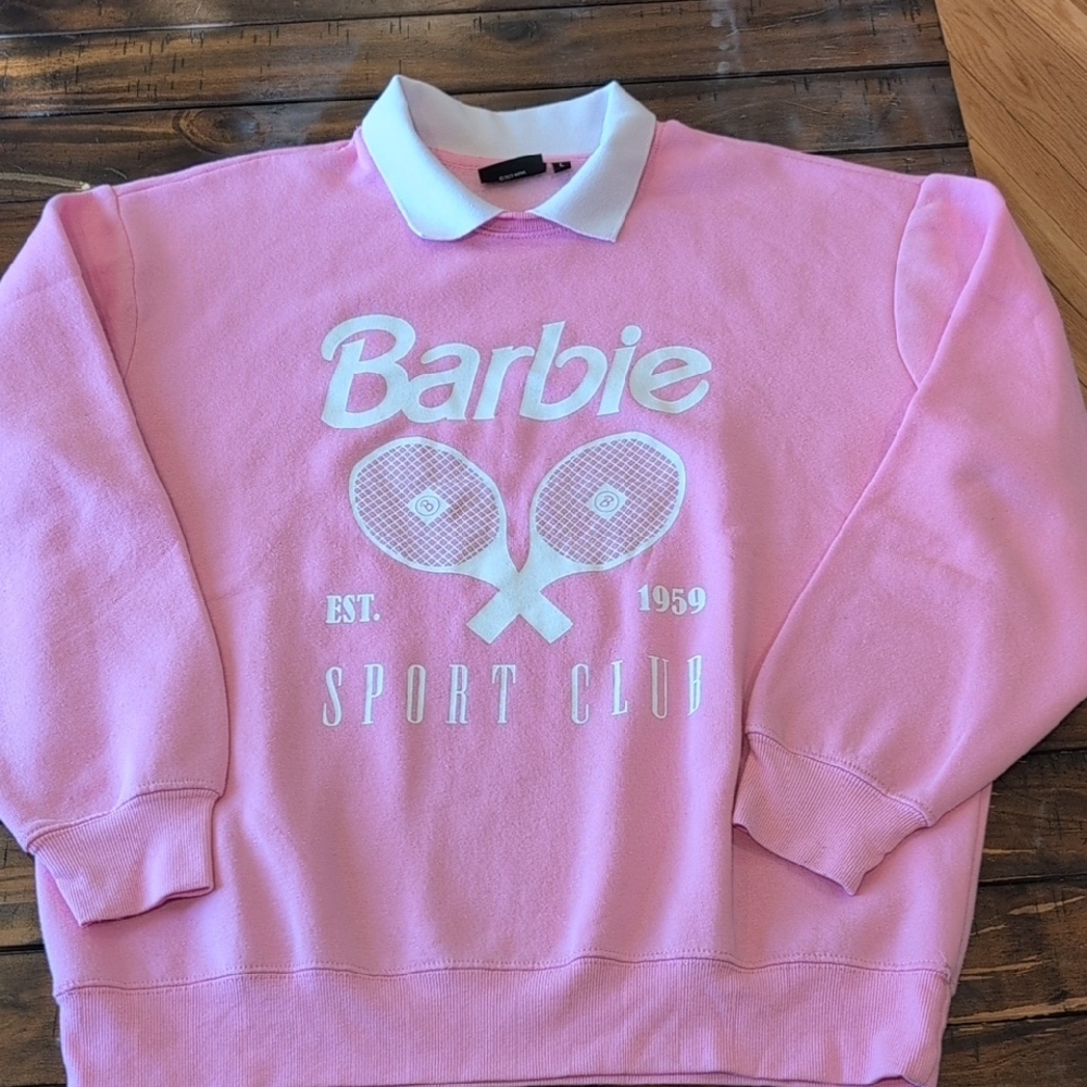 Barbie Sport Club Collared Sweatshirt